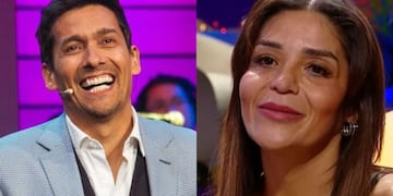 Rafael Araneda y Kathy Orellana glamo