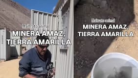 Imágenes fuertes: trabajador minero ahogó a cachorritos