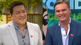 Amaro Gómez-Pablos en Matinatón: "Así es que vamos Julio César, estamos todos unidos". Julio César Rodríguez: "Graziazzz amigo... (con acento español)"