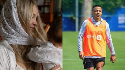 Alexis Sánchez recibe críticas por ausentarse del bautizo de su hija: su pareja lo defendió