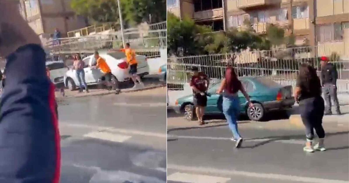 Tiene una pistola, conch...!”: graban detención de sujetos que ...