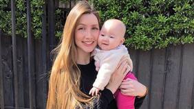 Con la misma sonrisa de su padre: así de linda está la hija de cuatro meses del fallecido Cangri