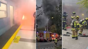 Incendio desata gran emergencia en el Metro de Santiago: hay evacuaciones y cierre de estaciones