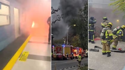 Incendio desata gran emergencia en el Metro de Santiago: hay evacuaciones y cierre de estaciones