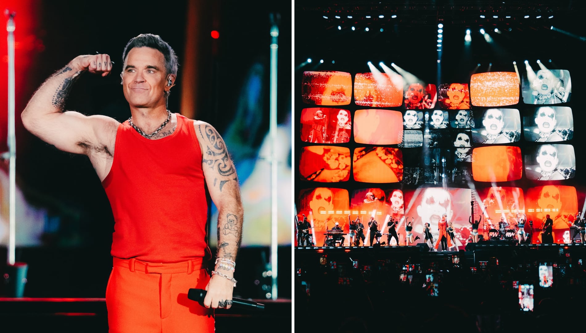 Robbie Williams en Chile: un showman total que convirtió su historia en un gran espectáculo