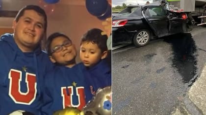Tragedia total: identifican a padre e hijos de 8 y 16 años que perdieron la vida tras impactante accidente en Ruta 5 Sur