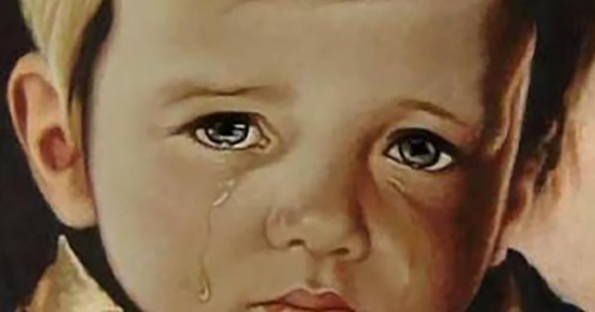 ¿Mito o realidad? La leyenda del cuadro del niño que llora y su trágica ...