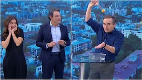 El llamativo experimento de Alejandro Sepúlveda que terminó en un divertido chascarro: sacó risas en el noticiero de Mega