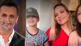 "Los amo, los quiero, los adoro, León, Celeste, mujer mía... Nunca me imaginé que iba a ser tan feliz", expresa Sergio Lagos tras saludo de cumpleaños