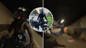 Impactante video desató polémica en la web: joven motoquera grabó su propio accidente en túnel de Santiago