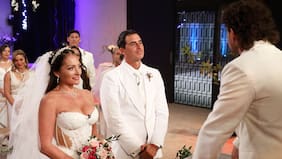 Vecinos al límite se vistió de gala: Paula Pavic se “casó” con Camilo Huerta