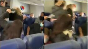 Golpeó a azafata que le solicitó usar mascarilla… fue condenada a 15 meses de prisión