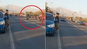 Imágenes sensibles: se revela video del impactante accidente de motorista que sufrió amputación traumática en Los Andes