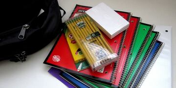 Útiles escolares 2024. Foto referencial.