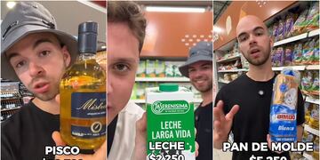Chileno publica video viral comparando precios al otro lado de la Cordillera: “Argentina ya no es el paraíso”