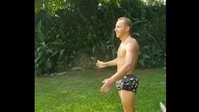 Peligrosa acrobacia de Marcelo Díaz genera alarma en los hinchas de Racing Club