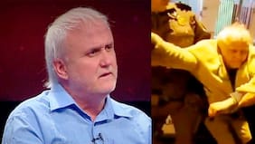 “Todo es cierto!”: filtran video de "El Rumpy" Roberto Artiagoitía ebrio, tendido en la calle y siendo levantado por carabineros