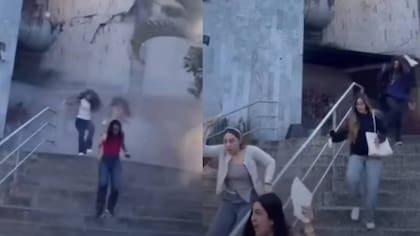No todos habrían alcanzado: video registra momento exacto en que estudiantes huyen tras colapso de universidad en Colombia