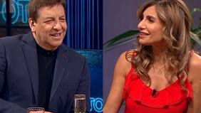 J. C. Rodríguez: "Porque además a ti te gusta mucho usar lencería erótica". Maca Venegas: "¿Y te tengo que contestar esa pregunta...?"