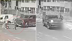 Imágenes fuertes: alta ejecutiva del Biobío atropelló a mujer en pleno centro y se fue sin ayudar