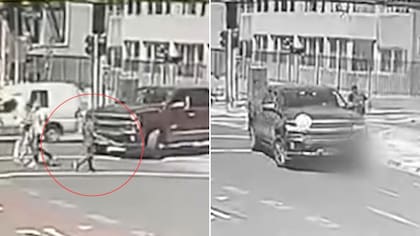 Imágenes fuertes: alta ejecutiva del Biobío atropelló a mujer en pleno centro y se fue sin ayudar