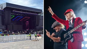 Así será el gigantesco escenario de AC/DC para sus shows en Chile: más de 300 toneladas de metal, cañones y una campana de 1.000 kilos