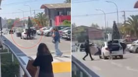 Se llevaron impactante botín en menos de 3 minutos: graban violento asalto a tienda de ropa de lujo en Quilicura