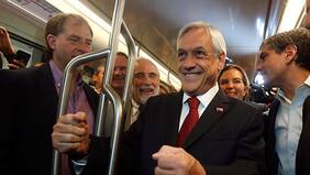 Presidente Piñera inaugura la nueva línea 3 del Metro de Santiago