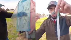 Denuncian que niños encuentran volantín con 5 cuchillas de afeitar