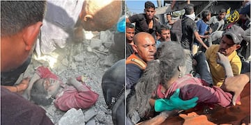 El angustiante pero heroico rescate de niña en Gaza
