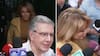 Intentó zafar detrás del suegro y descolocó a periodistas con inesperado gesto: tenso momento de Cathy Barriga afuera de la cárcel