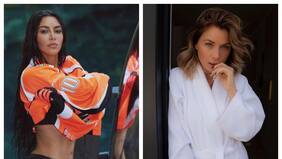 “De cuando Kim y yo nos fuimos a nadar”: Ludwika Paleta comparte irónicas postales en traje de baño junto a una Kardashian