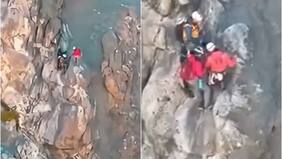 Escaladores estuvieron diez horas atrapados a 300 metros de altura en San José de Maipo: “Nunca pensamos que íbamos a morir”