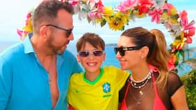 Las vacaciones felices de Kaminski junto a Marianito y Camila Andrade en Buzios