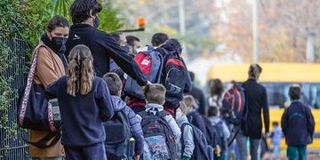 Niños colegio. Foto archivo.