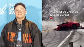 Video revela violento choque en un Ferrari que le costó la vida al co-creador del videojuego Call of Duty