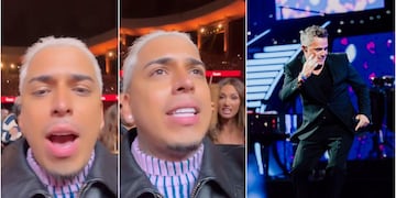 “Quién me va a curar el corazón partío”: Young Cister disfrutó a concho a Alejandro Sanz