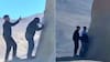 Los grabaron rayando la Mano del Desierto y ahora se les viene pesada: podrían perder la pega y ser expulsados de Chile