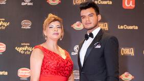 La primera aparición pública del hijo que Alvaro Salas recién reconoció, en el Copihue de Oro