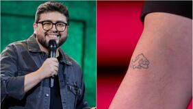 El pez de tres ojos: qué significa el tatuaje que Luis Slimming mostró en Viña 2024