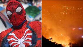 “Noticia de último minuto…”: Sensual Spiderman sacó aplausos tras gesto en medio de incendios en Viña del Mar