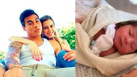 El crack Eduardo Vargas presentó a su hijo recién nacido