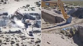 Hay video y lluvia de reacciones: Gobierno demolió puente que burló la zanja y lanzó mensaje que no pasó desapercibido