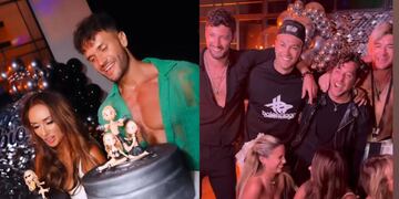 Fabio Agostini celebró su cumpleaños acompañado de varios exparticipantes de “Tierra Brava”