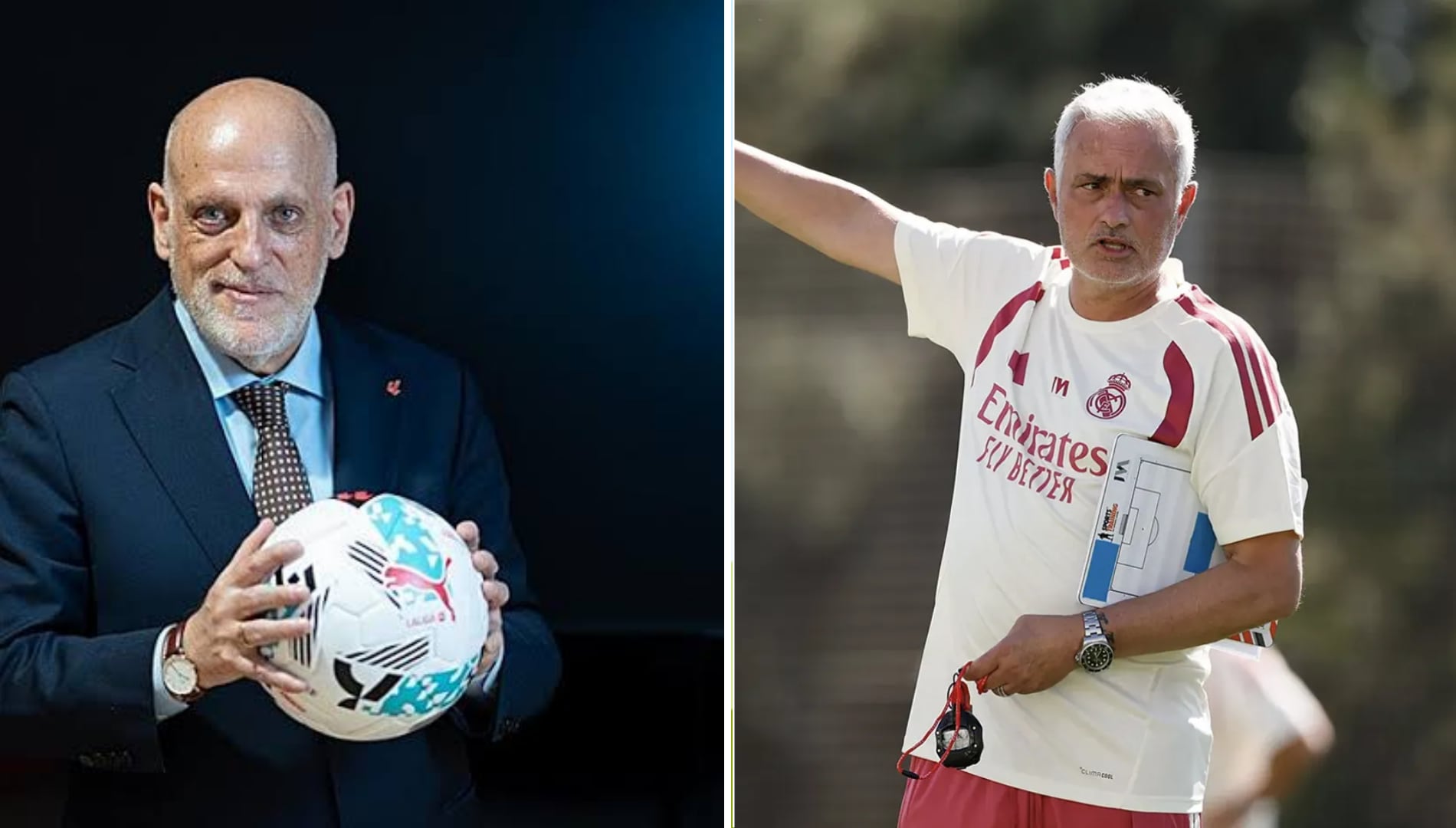 Crece la pelea entre el Real Madrid y Javier Tebas, presidente de la liga española