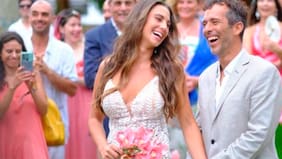 "Estoy verdaderamente loco. Me han caído las lágrimas...", expresa Emeterio Ureta durante la boda de su hija Tita en Costa Rica