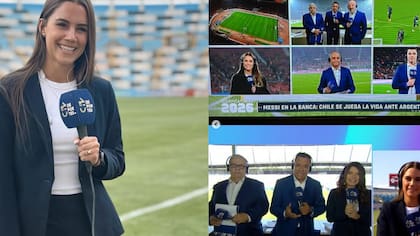 Clara Comparini, la periodista que cubre el Mundial y pisa la cancha en CHV: su vínculo con reconocido colega y vida fuera de la tele