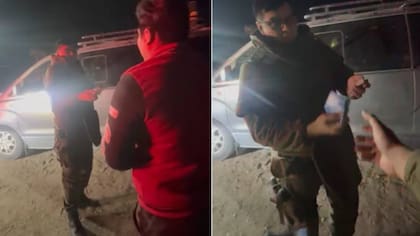 “¿Para evadir el control?“: extranjero entregó fajo de billetes a carabinero, cuentan el total, pero se llevó una sorpresa