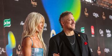 Vesta Lugg y Tomás Leiva