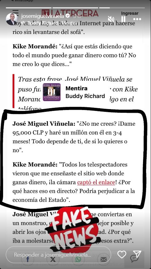 Viñuela informa de estafa